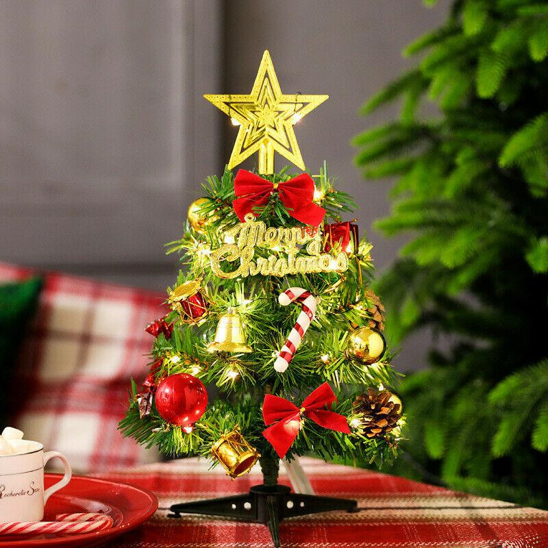 

Christmas Decorations 30cm Tree Package With Lights To Decorate The Desktop Shopping Mall Decoration Supplies