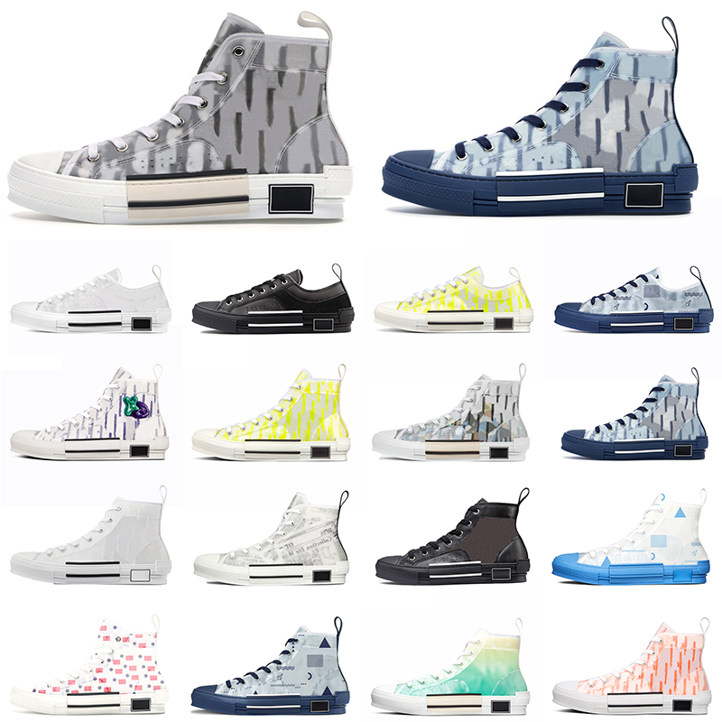 

B23 Oblique Running Shoes Men Women Luxury Designers Sneakers High Low Top Canvas Outdoor Platform Flat Mens Trainers Sneaker Bigger Size 36-47, #18