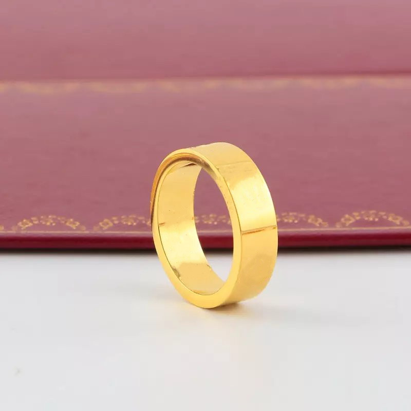 

Wholesale Men Women Couple Design Ring 316L Stainless Steel Diamond Rings No Fade Wedding Lover's Gift Loop Jewelry Sale