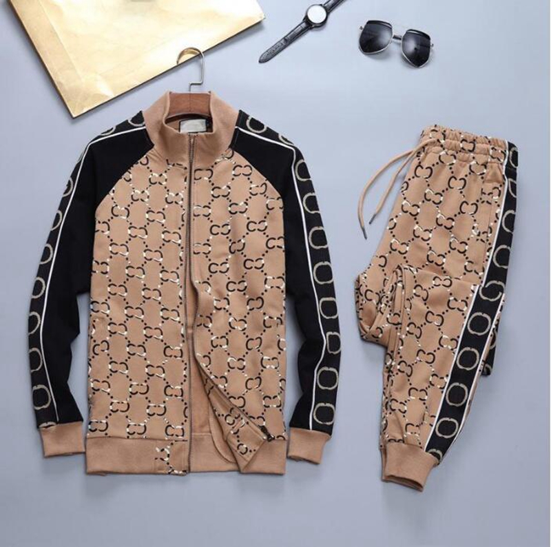 

Designer Men sets Tracksuit Jackets + Trousers Luxury Sweat Suits Men's full zipper Jacket Mens sports suit Homme sweatshirt and pants Two Piece Sportswear, Customize