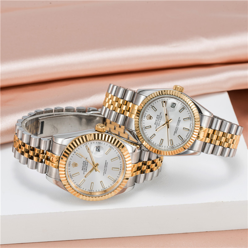 

Rolex-montre de luxe mens women's automatic mechanical watches silver strap Sapphire glass full stainless waterproof wristwatch, Add sapphire glass