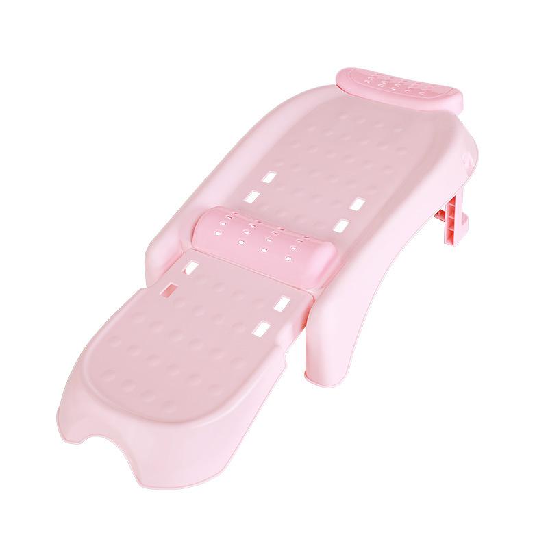 

Bathing Tubs & Seats Foldable Baby Shampoo Chair Bath Seat Plastic Lounge Bed For Children Kids Bathroom Accessories Gifts