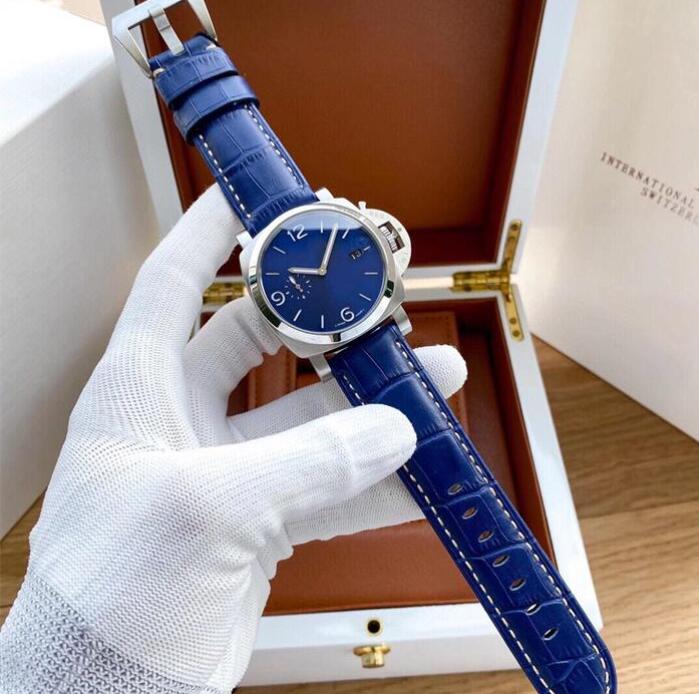 

PAM-2 montre DE luxe mens watches 42/44/47mm Mechanical movement fine steel case rubber strap luxury watch Wristwatches, Water proof18m