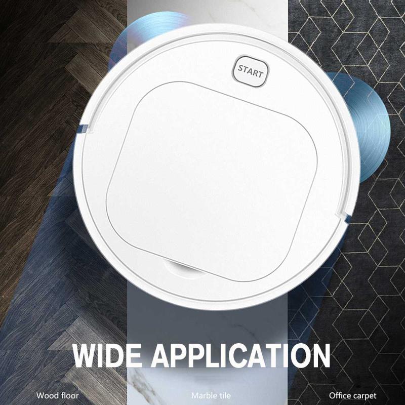 

1800Pa Robot Vacuum Cleaner USB Rechargeable 3 In 1 Wet & Dry Mopping Sweeping Household Sweeper Floor Cleaning Machine Cleaners
