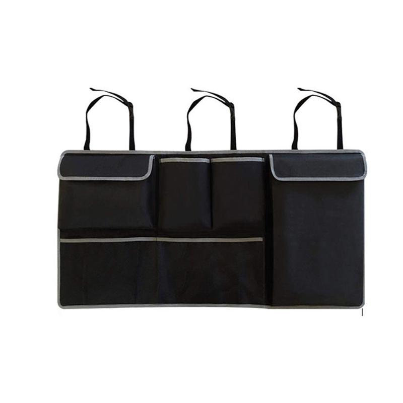 

Car Organizer Back Seat Auto Trunk Storage Bag Hanging Items For Universal Adjustable Multi-Pocket Container Backseat Pouch Box