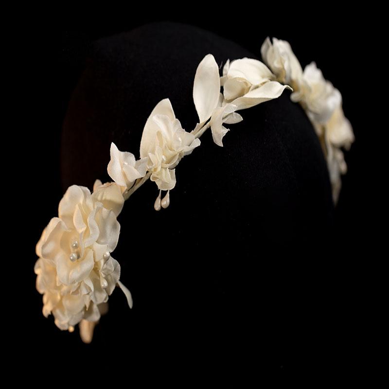 

Hair Clips & Barrettes Wedding Accessories Flower Floral Headbands Headpieces Brides Hairbands Headdress Evening Dress Hairpins Bridal Jewel