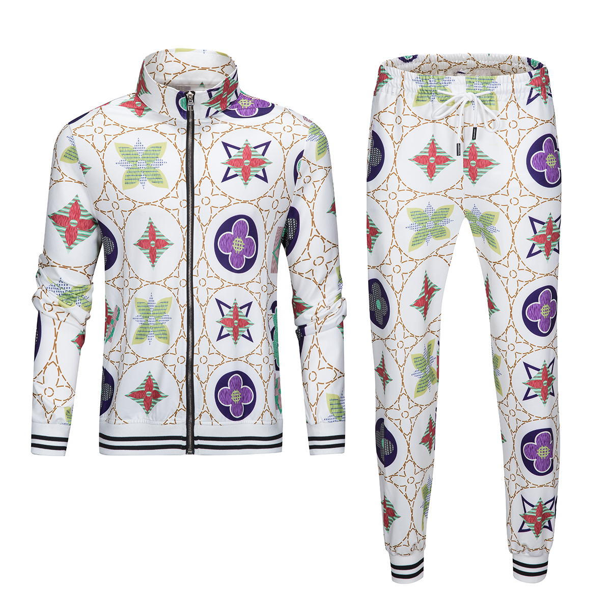 

2021 Man Clothes Tracksuits Brand mens Sweat Suit spring Autumn Long Sleeved Two-piece Set Fall Tracksuit Jogging Jackets+pants sportswear -3XL @A243, Gray