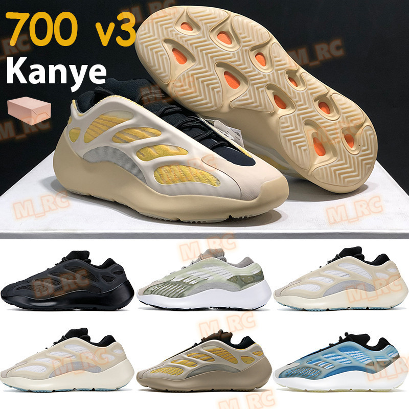 

Top quality 700 running shoes mens kanye sports trainers glow in the dark safflower azael alvah azareth OG stylist men women sneakers, 03. og