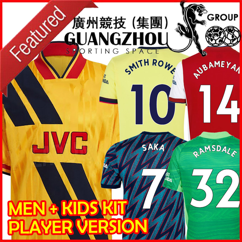 

2021 2022 SAKA WHITE SMITH ROWE ArsEn Soccer Jersey 21 22 RAMSDALE Goalkeeper 93 94 Away Retro Football Shirt Kid Kit Set Player Version TIERNEY MARTINELLI HENRY ADAMS, Pre match