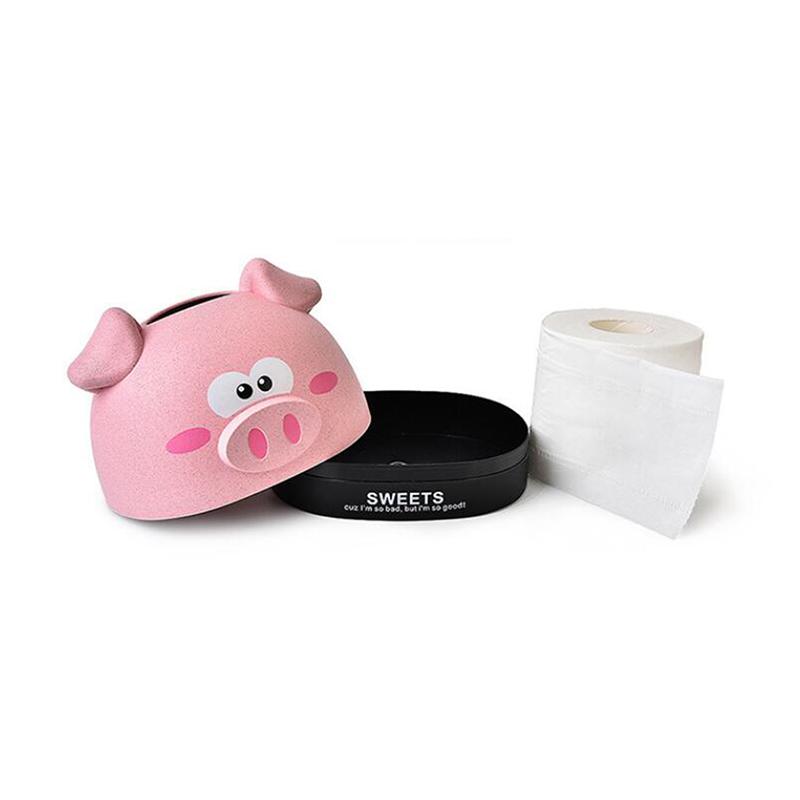 

Creative Pig Tissue Box Living Room Holder Cute For Home Decoration Car Boxes & Napkins
