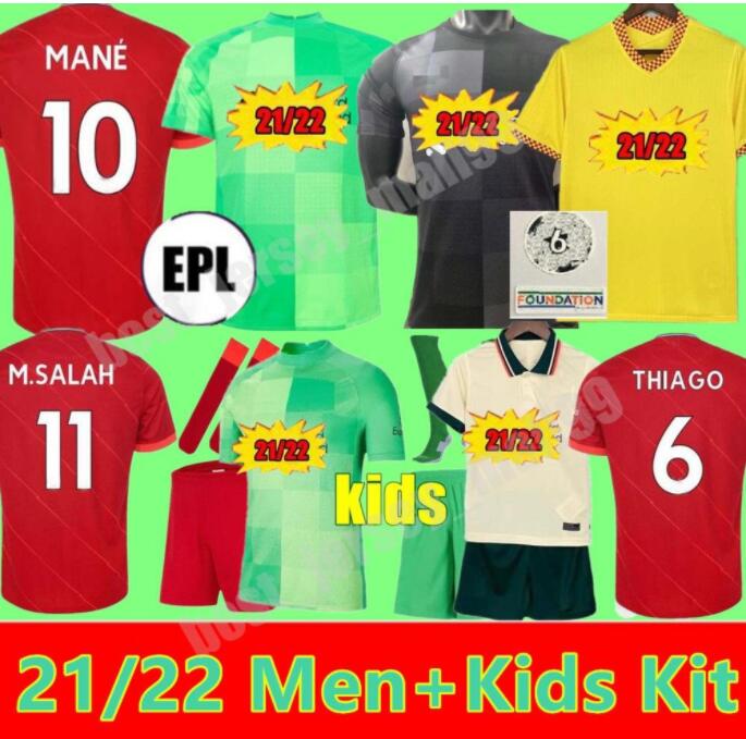 

21 22 adult Men Women .SALAH VIRGIL FIRMINO soccer jersey home away 3rd MANE HENDERSON GK A.BECKER DIOGO J. 2021 2022 football shirt, 21/22 home+champions patch men