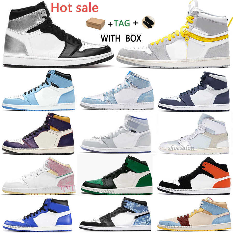 

Men Switch Light Smoke Shoes University Blue J Balvin X Jumpman 1 High Og 1s Colores Vibras Hyper Royal Women Sneakers Silver Toe Midnight