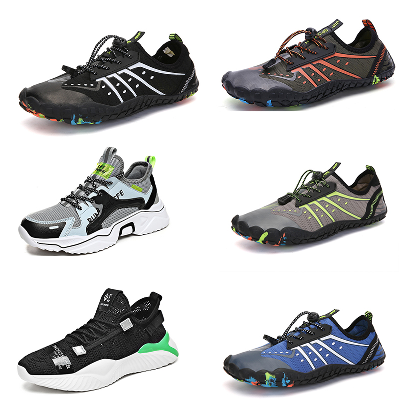 

men's shoes sports cool lightweight breathable casual white black blue trendy youth running sneakers color three
