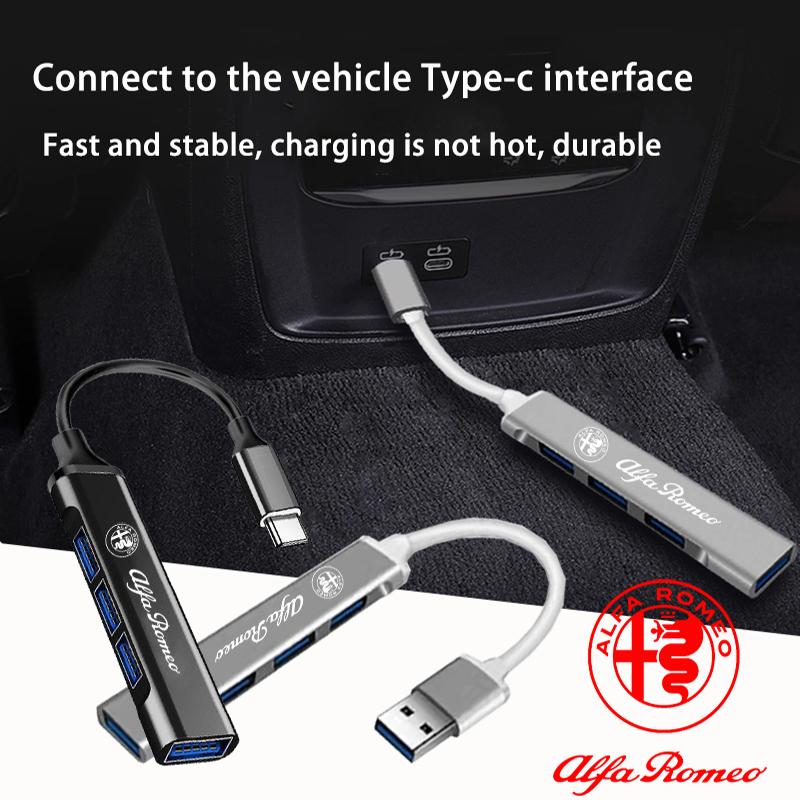 

Interior Decorations Car USB Docking Station Splitter To Interface Plug Multi-port Converter ForAudi A5 A4 B8 B6 B7 B5 A3 Q7 Q5 A1 A6 C5 C6