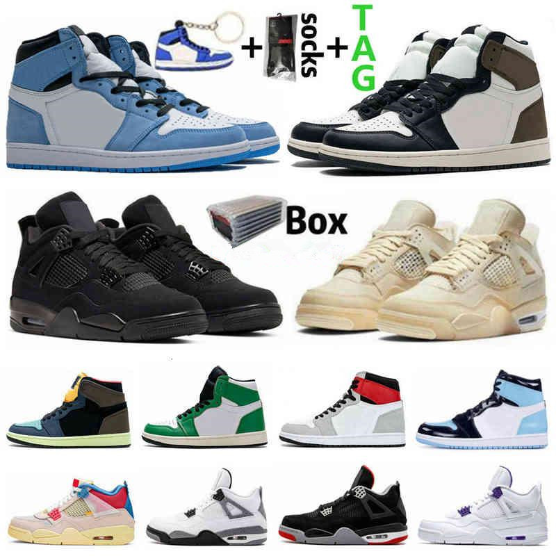 

Top quality 1 Mens Basketball shoes 1s High shoe Dark Mocha Twist UNC Chicago Roral Toe Mid Light Smoke Grey sport Sneakers Trainers, Shoes49