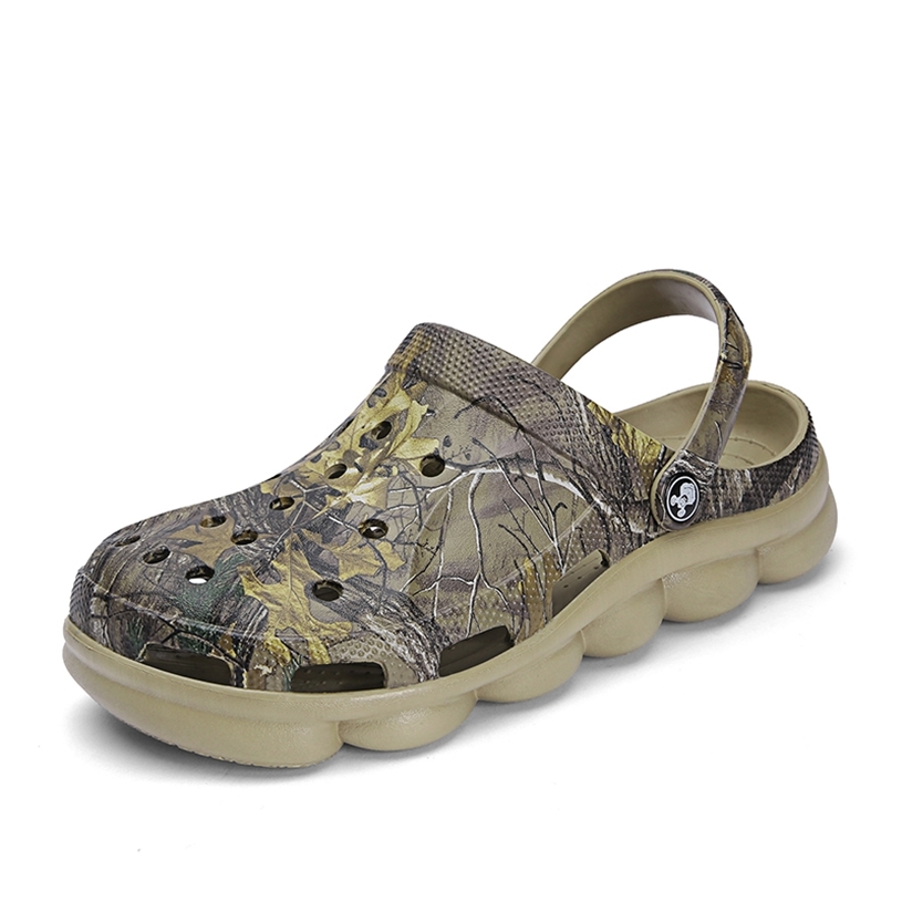 

Men Sandals Adulto Clog shoes EVA Sandalias Summer Beach Shoes Slippers Cholas hombre Bayaband Croc 45 210323, Navy blue