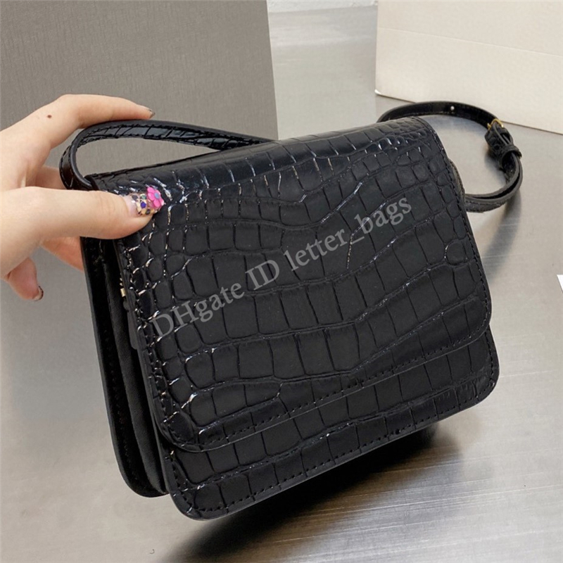 

Lady Clutch Shoulder Crossbody Tofu Cube Bag Wallets Totes Handbags Alligator Crocodile Print Purses Wallet Tote Women Luxurys Designers Bags 2021 Handbag Purse, Color z