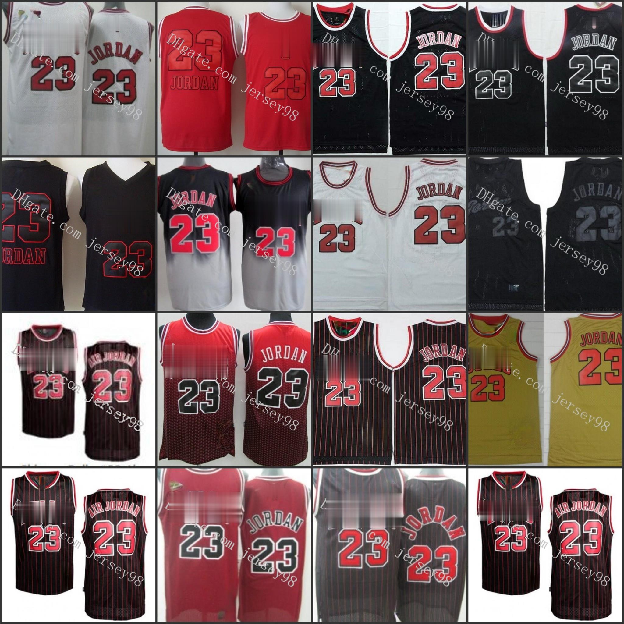 

Chicago Bulls MEN #23 Michael Jor dan White Jersey, Black