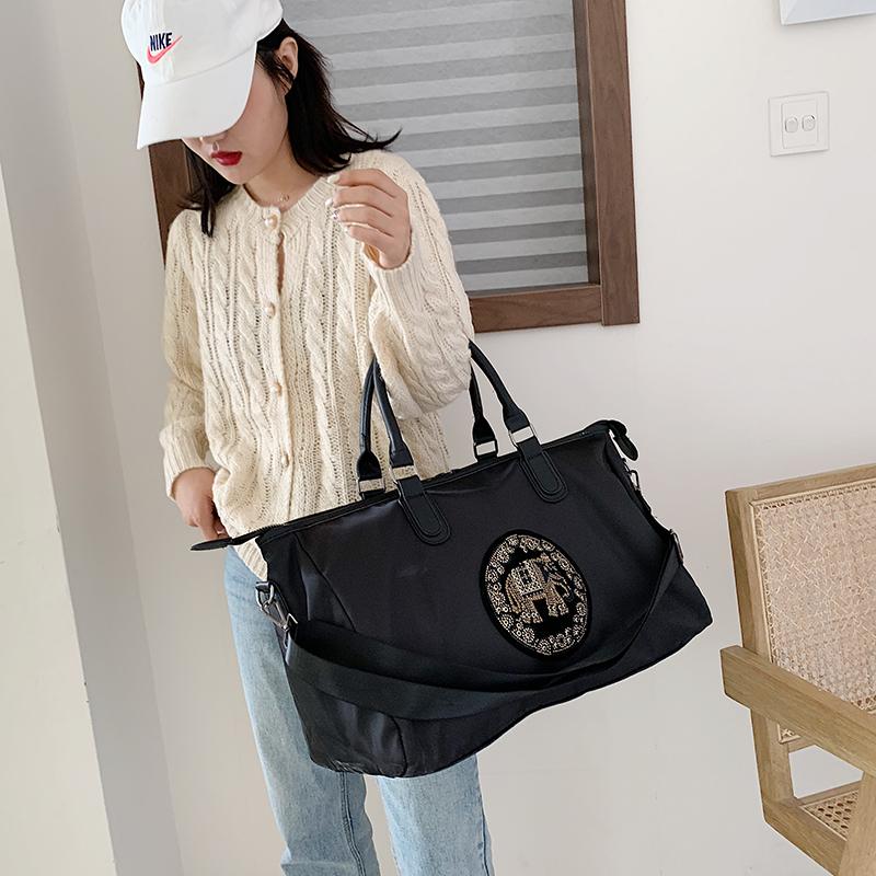 

Women Carry A Short Business Trip Luggage Travel Bag Large Capacity Exercise And Fitness Duffel Bags, Black