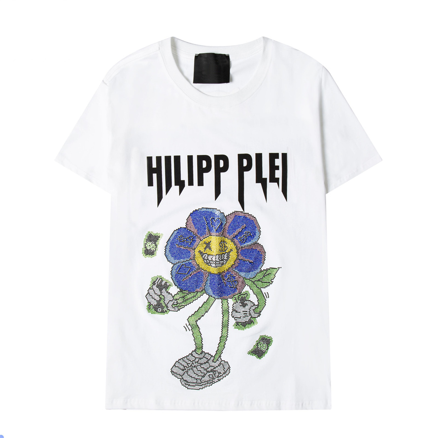 2021 Summer Fashion Men&#039;s T-shirt Short Sleeve Round Neck Letter Embroidery Pattern Top M-3XL-image-709263279