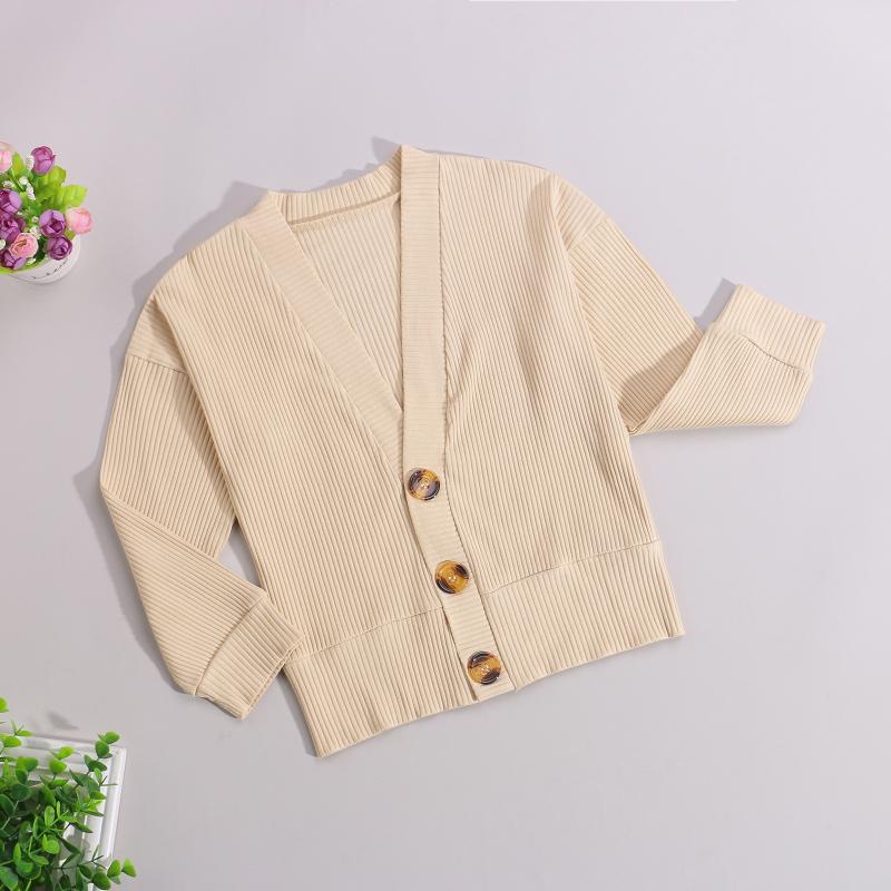 

Jackets Autumn Kids Baby Girls Boys Long Sleeve Cardigan Winter Solid Knitted Buttons Outwear Coat Toddler Children Sweater, Blue;gray