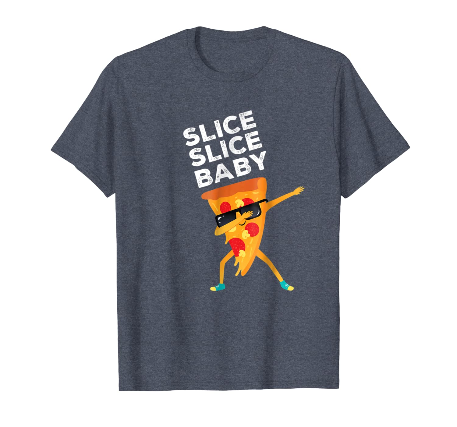 

slice slice baby funny pizza lover t-shirt, White;black