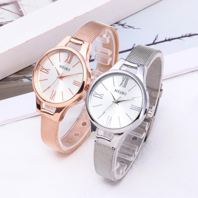 

Tendencia De Mujer 2021 Luxury Women Watches Fashion Ladies Wrist Bracelet Watch For Female Clock Relogio Feminino Wristwatches, Silver