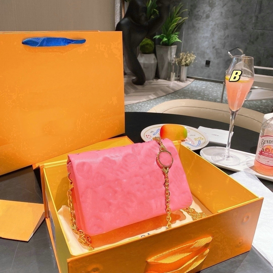 

M80742 M80745 Designer Coussin PM bag Embossed Handbag Designers Monograms Pochette Luxurys Womens Cross body Bags Chain Purse Wallets M57792 M80744, For make up difference fees;no bag