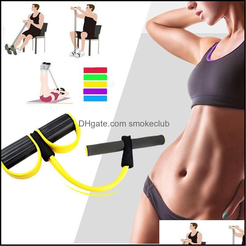 

Resistance Equipments Supplies & Outdoorsresistance Bands Elastic Fitness Pl Rope 2 Tube Foot Pedal Body Slim Trainer Yoga Sports Training D
