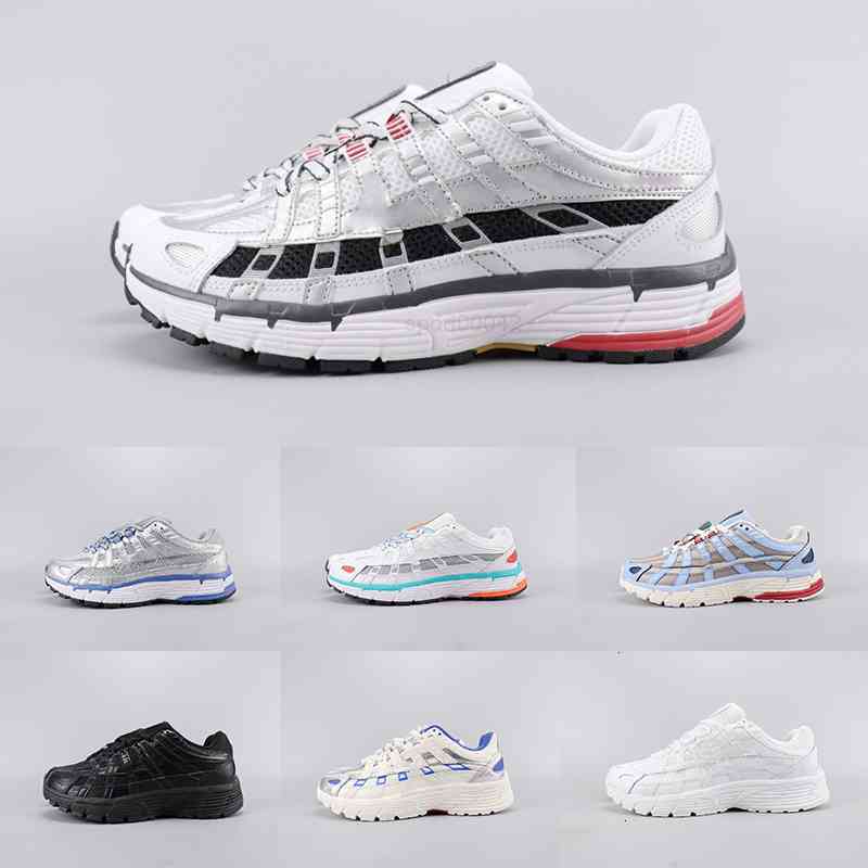 

Triple Black White Platinum Tint P-6000 Light Aqua Laser Blue Girls Youth Desinger Sneaker p6000 Shoes, Black;red