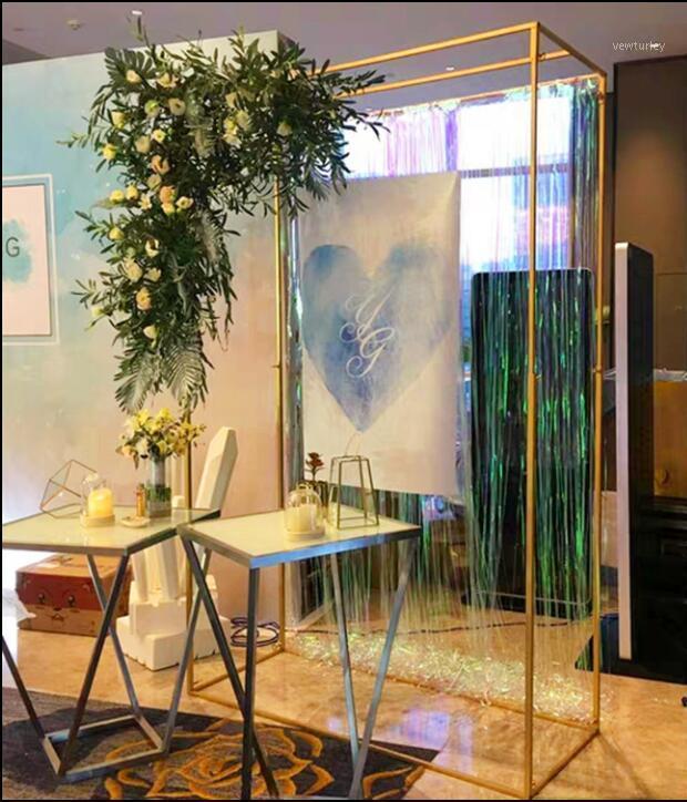 

Party Decoration Wedding Props Iron Art Geometric Guide Stage Screen Creative Background Frame