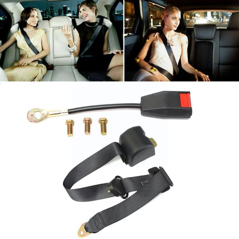 

Safety Belts & Accessories 3 Point Retractable AUTO Car Auto-locking Seat Adjustable Universal Van Lap A7R5 Bus Black Belt B4A2