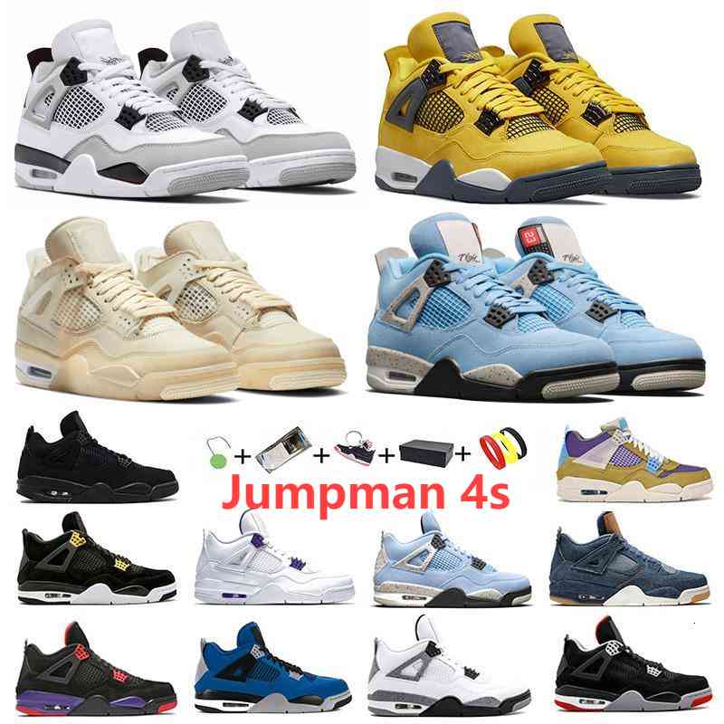 

Jumpman 4s 4 mens basketball shoes Military Black Camo Wild Things Infrared White Oreo Sail Taupe Haze Cactus Jack Shimmer men women trainer, Color#14