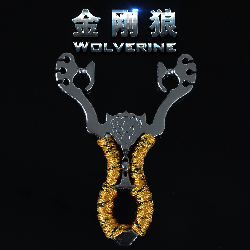 

Outdoor supplies high tension slingshot FRP rope grip rubber band Wolverine