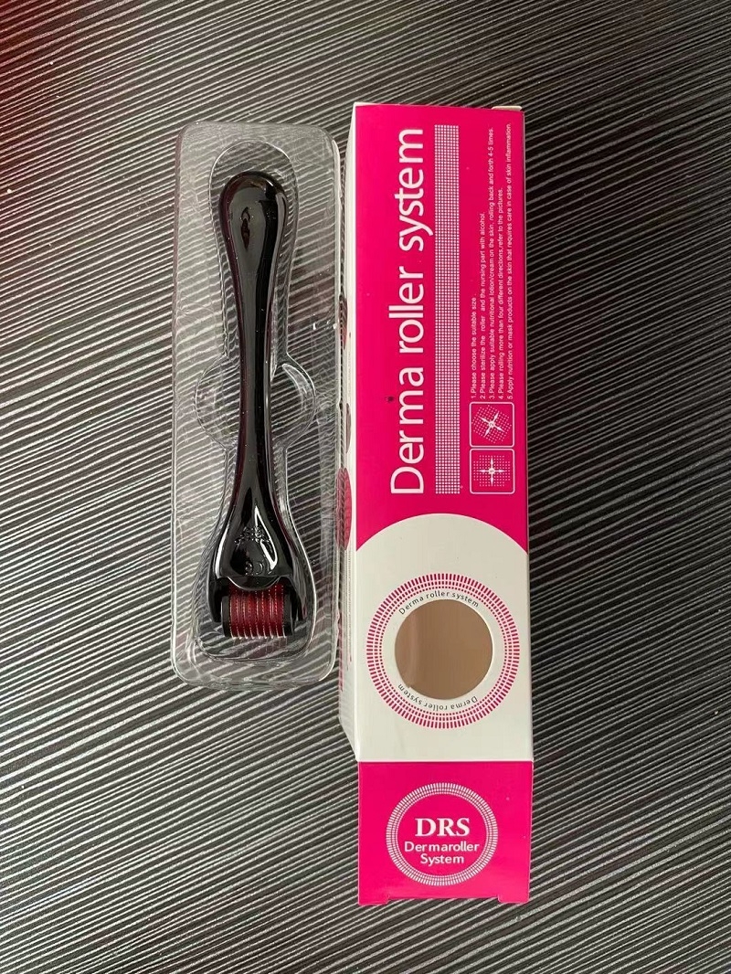 

540 Needles Stainless steel Microneedle Roller Dermaroller 0.2-3.0mm Skin RejuvenationSkin Care Beauty Combo increases complexion brightness and facial cleansing