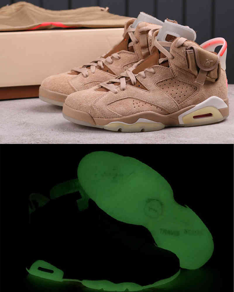 

Shoes Travis x 6 British Khaki Suede mens basketball TS Cactus 6s Jack Bright Crimson-Sail Sneakers DH0690-200, Customize