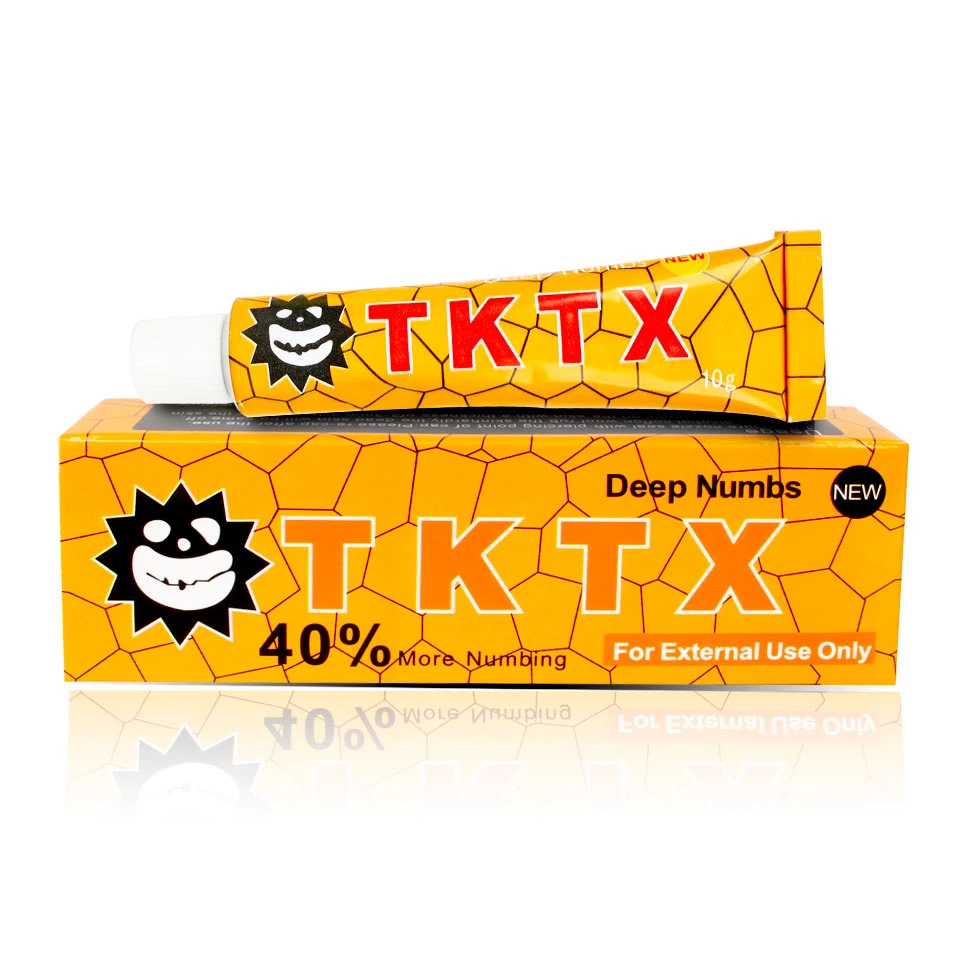 

Beauty Items Gold TKTX Tattoo Numbing Cream STRONGEST