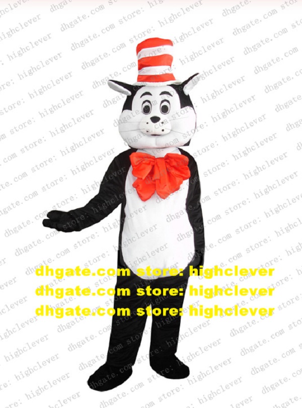 

Seuss The Cat in Hat Mascot Costume Adult Cartoon Character Outfit Suit Thanks Will Department Store CX2027 Free Ship, As in photos