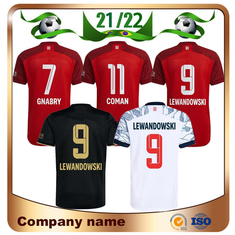 

21/22 BaYern SANE MULLER GORETZKA Soccer Jersey 2021 Home Red LEWANDOWSKI GNABRY DAVIES Shirt Away GOTZE RIBERY 3rd Football uniform sales