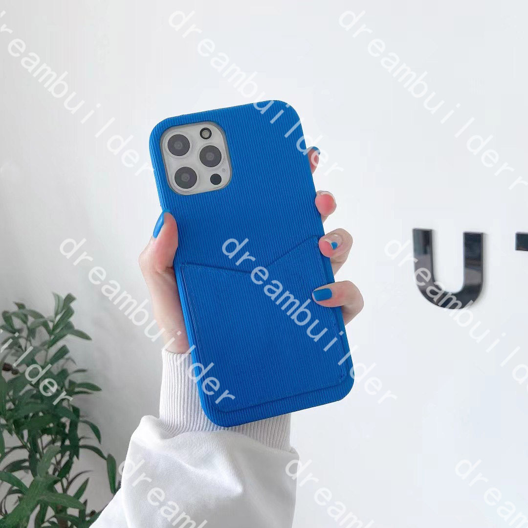 

fashion phone cases for iphone 12 pro max 12mini 11 11Pro 11proMax 7 8 plus X XR XSMAX leather case designer shell cardholder With box