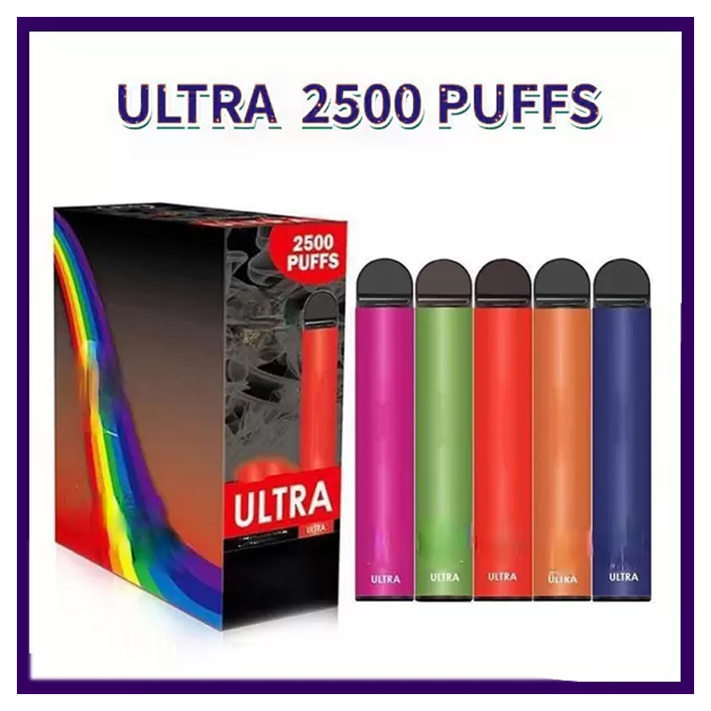 

Fumed Extra ULTRA Disposable Vape Electronic Cigarettes Vapors Device Kit 850mAh Battery 1500 2500Puffs Pre-Filled high quality Vapes Pen wholesale VS bang puff