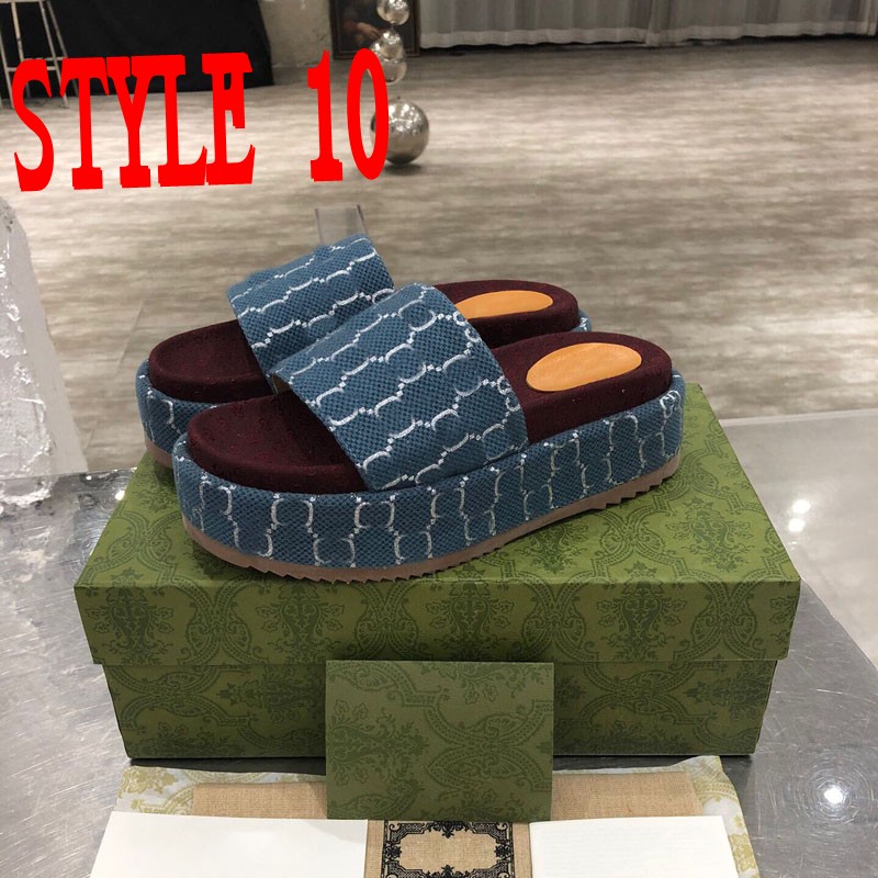 

2021 Fashionable Women's Leather Slippers Real Calfskin Sliding Sandals Summer Beach Slides and Boxes, Style 5