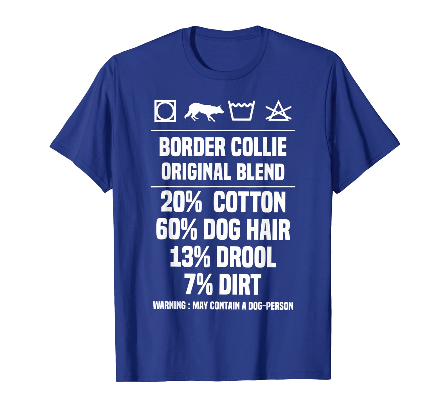 

funny original blend border collie t-shirt dog gift, White;black