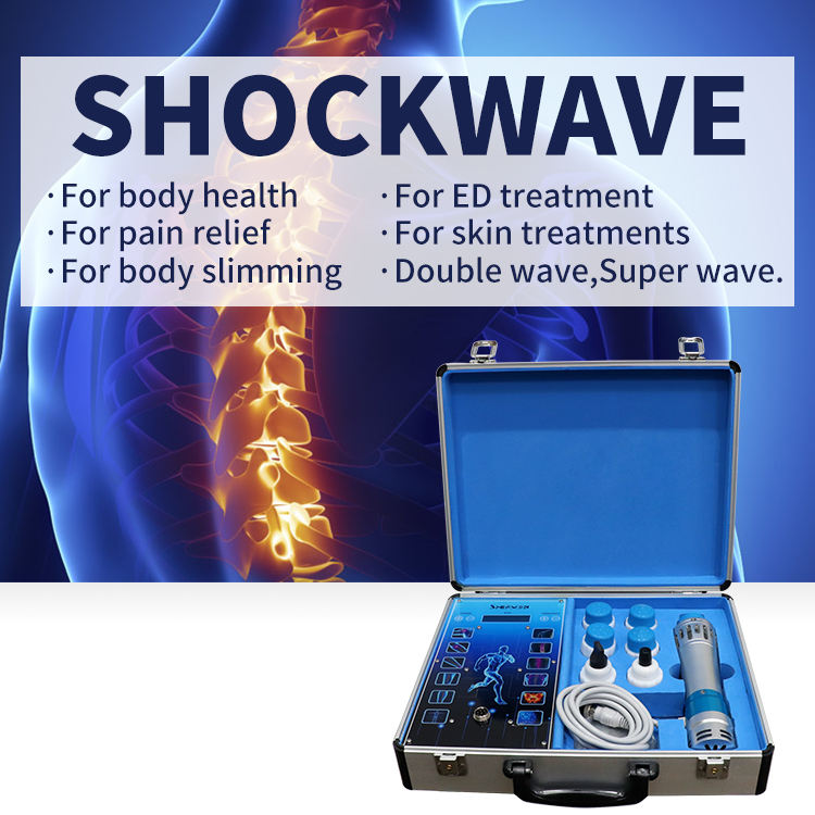 Home Use Body Relax Massager Shockwave Therapy Machine With 7 Heads Extracorporeal Shock Wave Instrument For ED Treatment And Shoulder Pain Physi-image-752141309