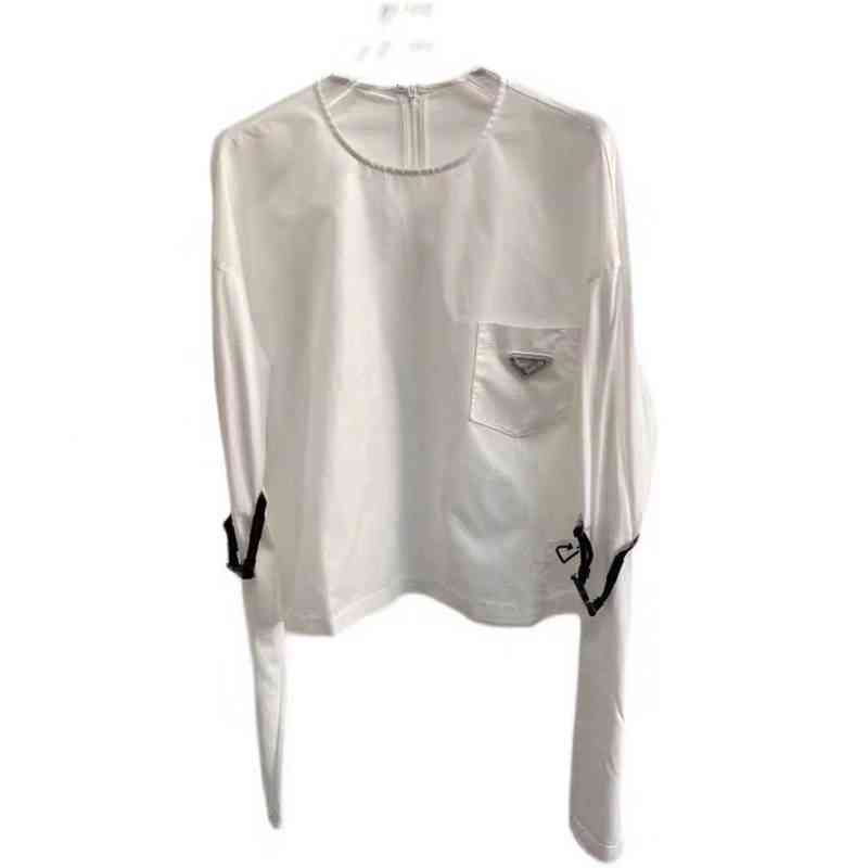 

Women' T-Shirt Women Hoodie Shirts Long Slevves With Letters Budge Spring Autumn Breathable Sweatshirts Pocket Style Lady Slim Tees Tops 20ns# 4T96, 1# shoe box