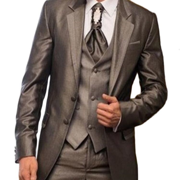 

Men's Suits & Blazers classic male tuxedo smolking groom thin suit and culine evening suits for men wedding clothes man, Picture style6