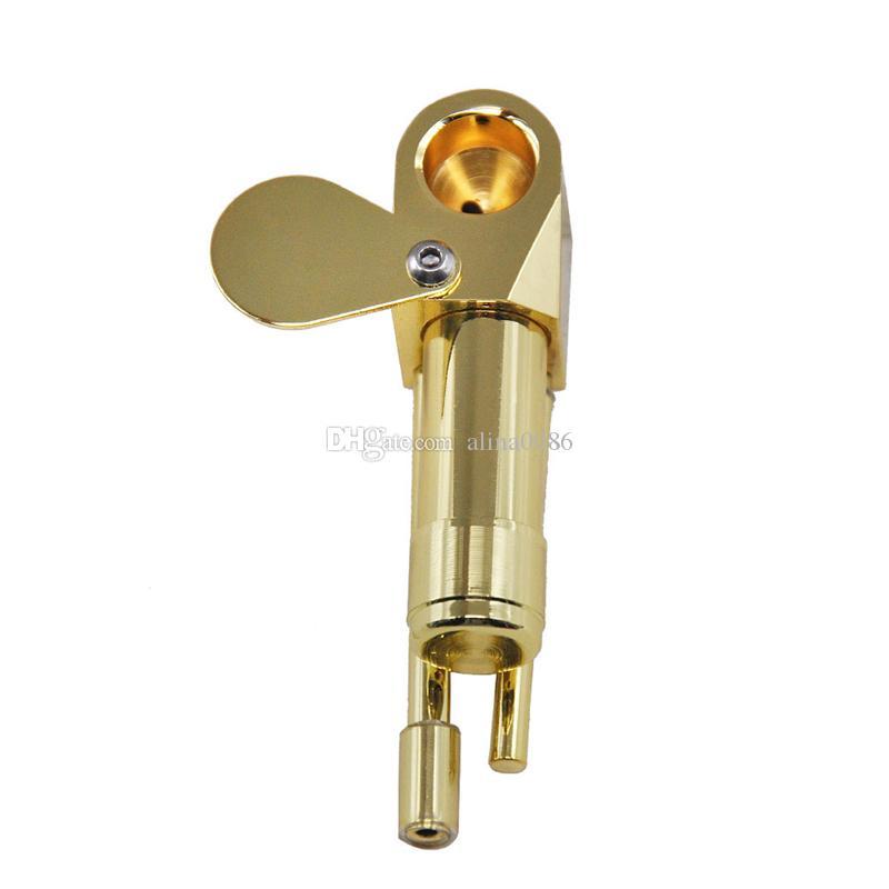 

Handmade hookah set gold mini metal pipes Brass glass smoking tobacco accessories