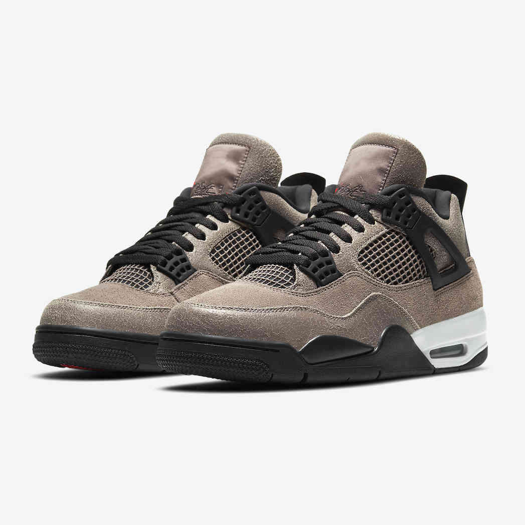 

with box 4s mens taupe basketball shoes db0732-200 black white infrared 23 oil grey 4 men trainer sport sneakers 40-47wv5g7s42