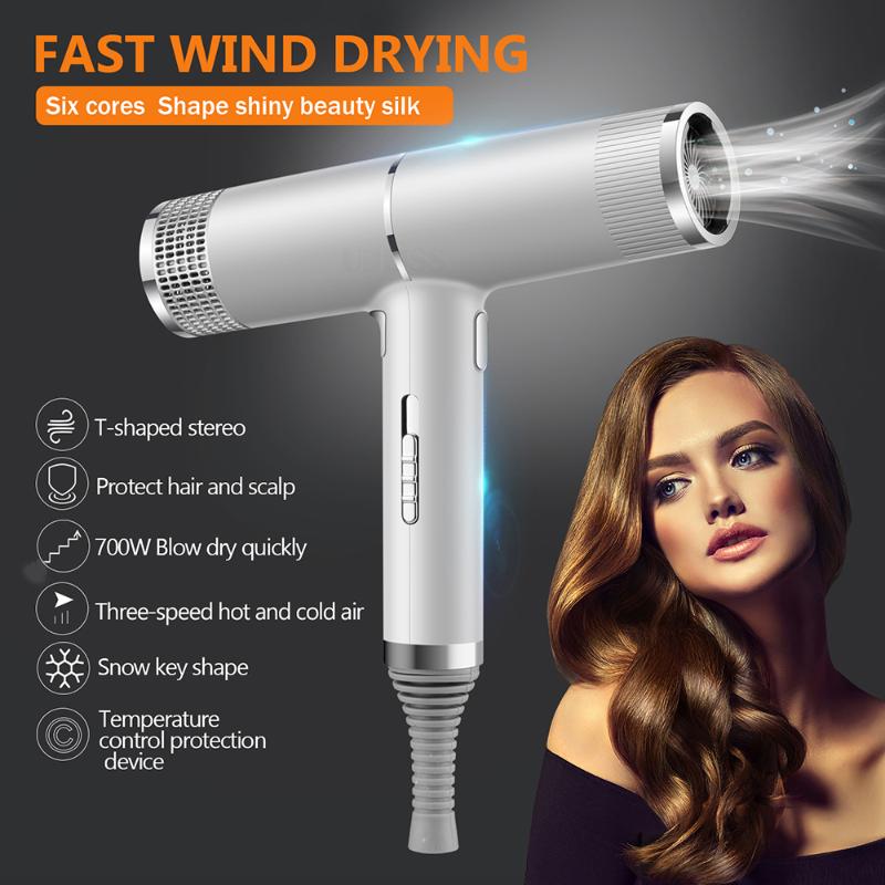 

Electric Hair Brushes Dryer Professional Infrared Negative Ionic Blow &Cold Wind Salon Styler Tool Drier Blower