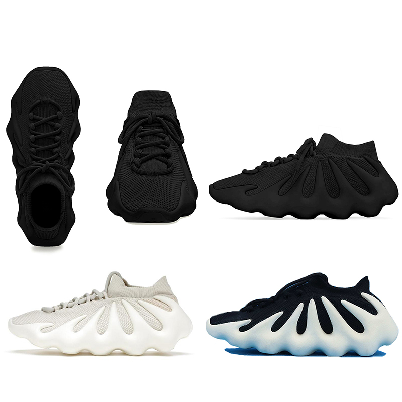 

Fashion 2021 kanye 450 Cloud White Run Shoes Dark Slate Men Women Black Designer Sneakers Knit Come Static Reflective Trainer sneaker, Cloud white 36-46